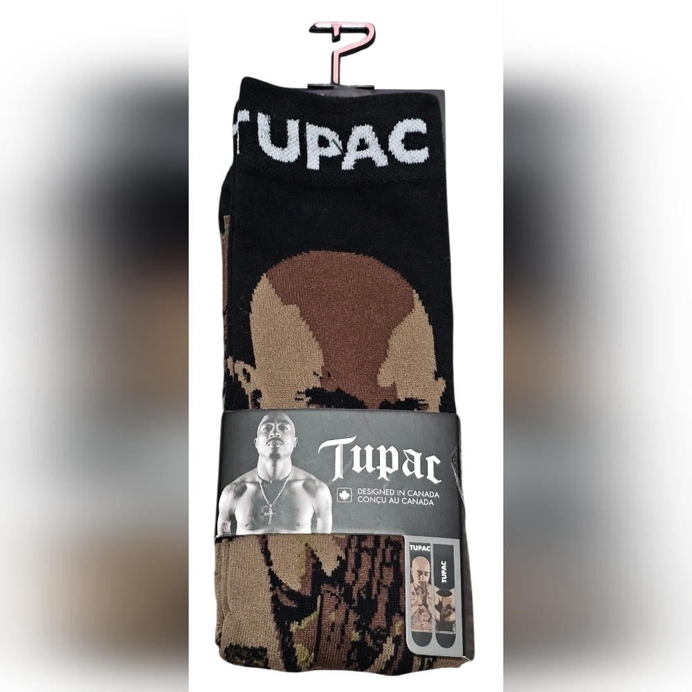 Tupac Men's Special Edition Socks, One Size Fits Most. New!